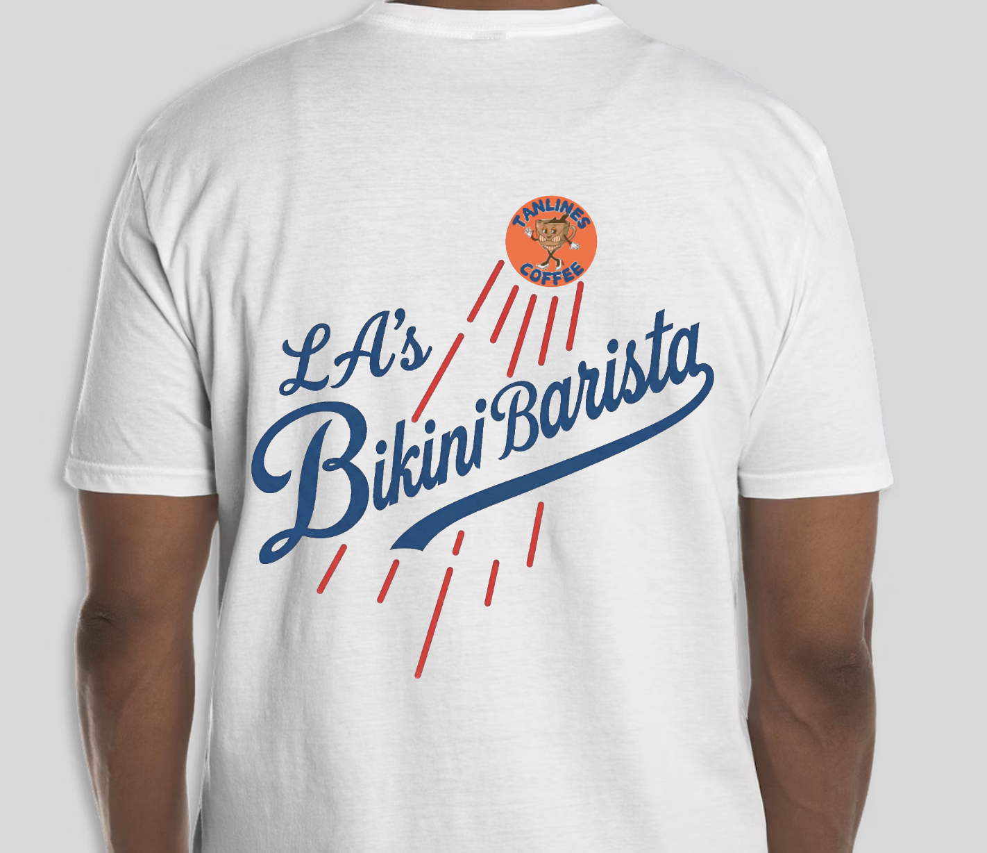 LA's Bikini Barista T-Shirt Back
